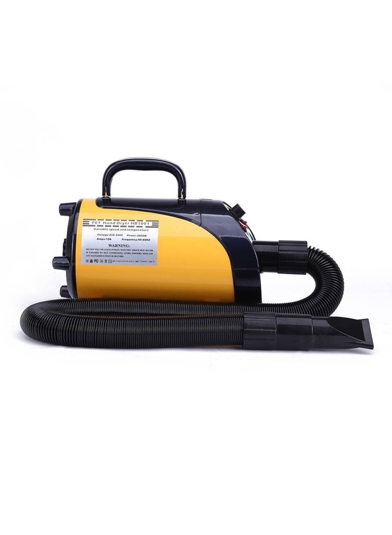 مجفف شعر ومجفف هواء للحيوانات الأليفة، آلة تجفيف احترافية عالية السرعة للكلاب والقطط - Image 2